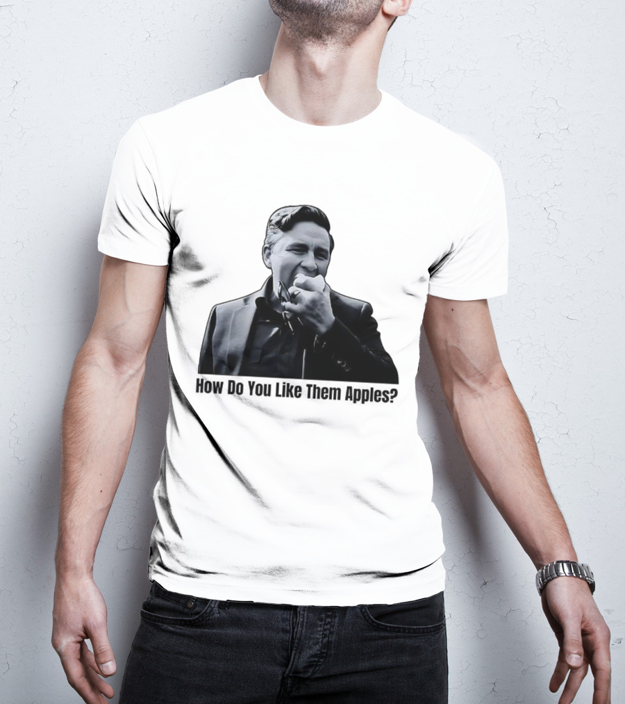 Pierre Poilievre Eating Apple Meme How Do You Like Them Apples T-Shirt