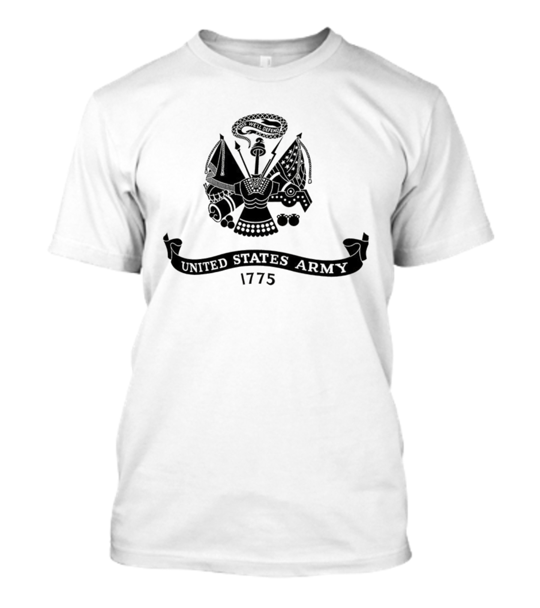 United States Army 250th Anniversary 1775 Emblem Celebration T-Shirt
