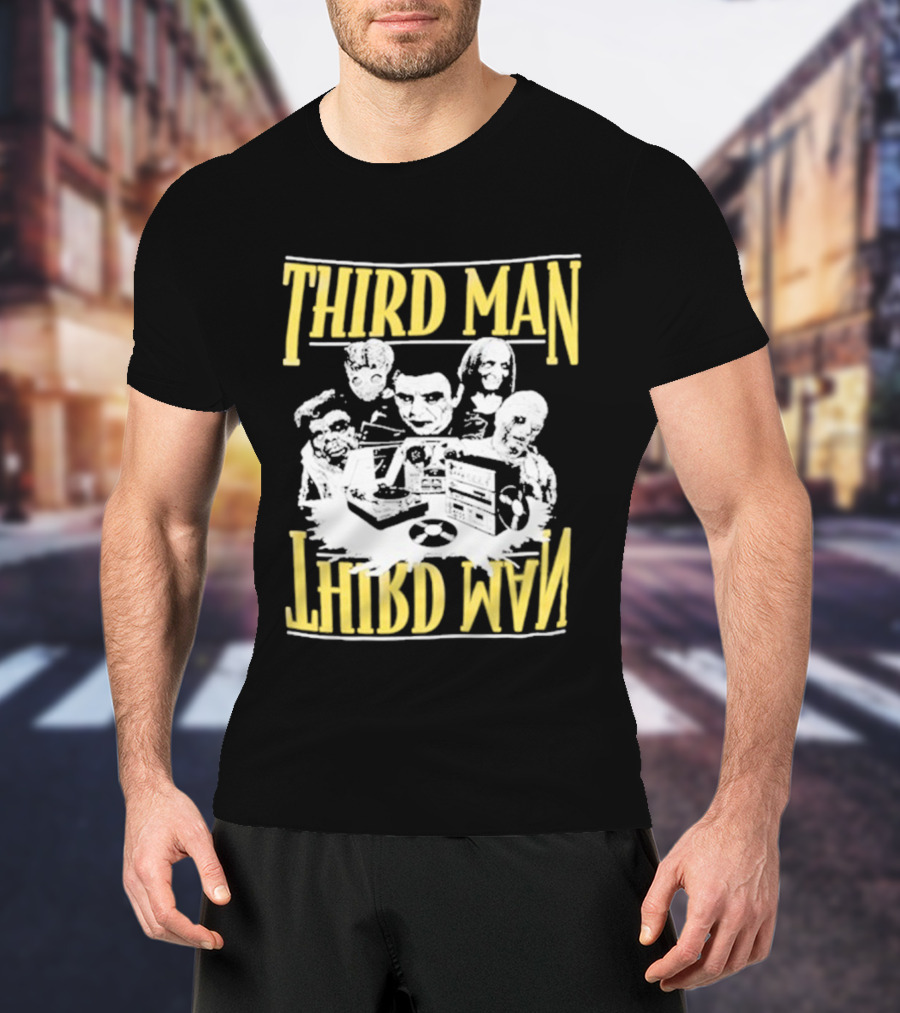 THIRD MAN RECORDS CREEPY MASH UP T-Shirt