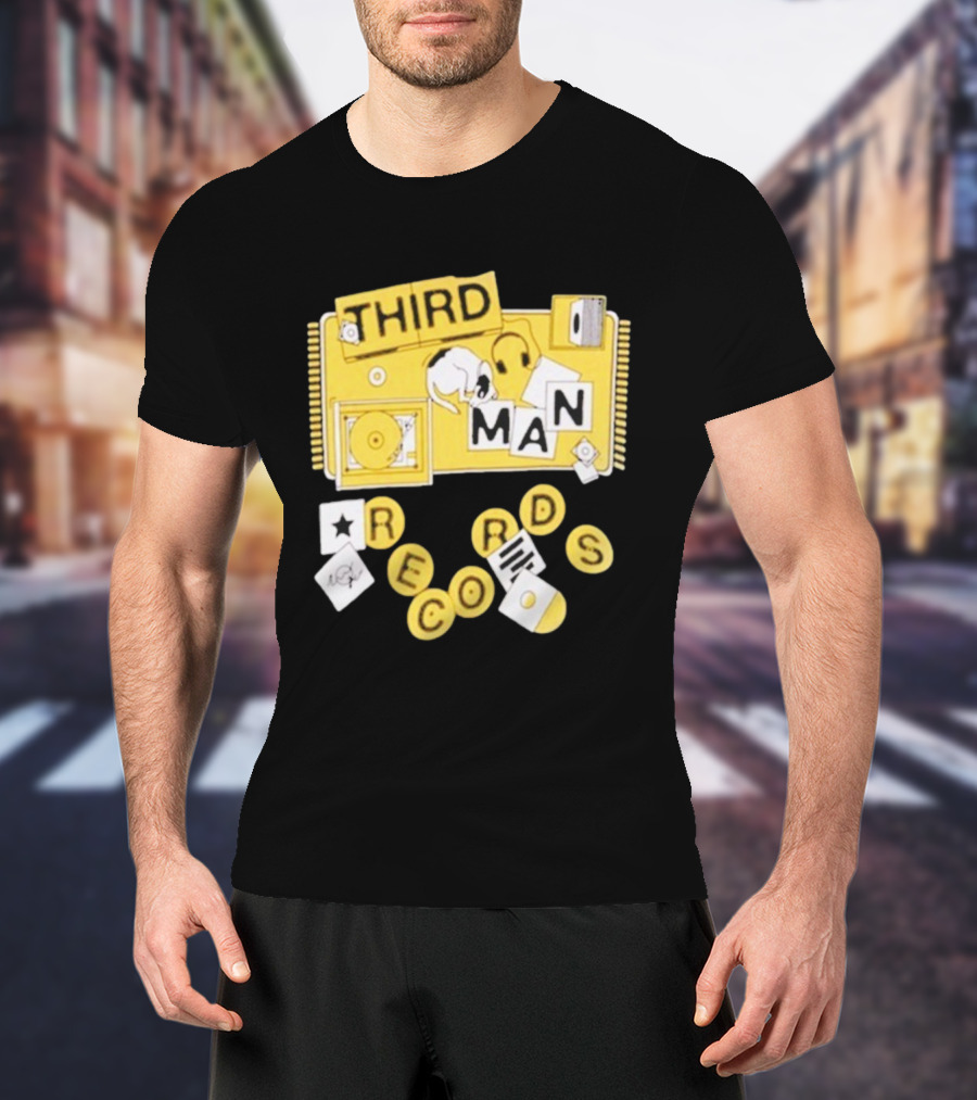 Third Man Records Third Man Rainy Day Records T-Shirt