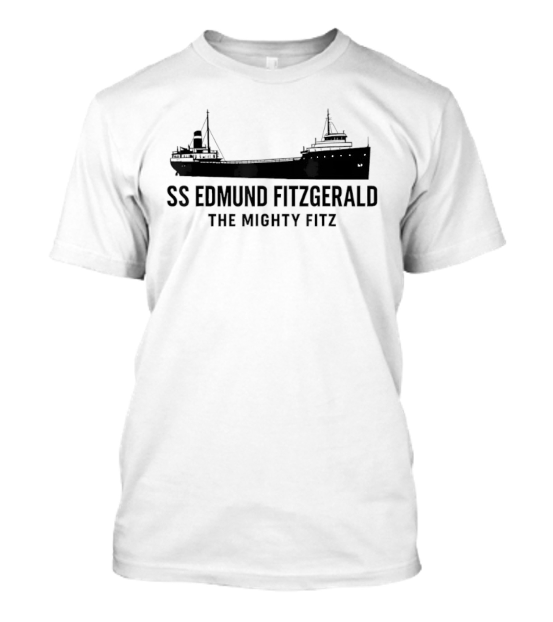 SS Edmund Fitzgerald The Mighty Fitz Lake Superior Iconic Ship T-Shirt