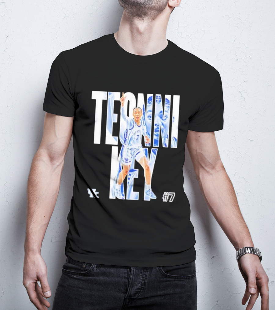 Teonni Key Kentucky Wildcats #7 Women’s Basketball NCAA UK Logo T-Shirt
