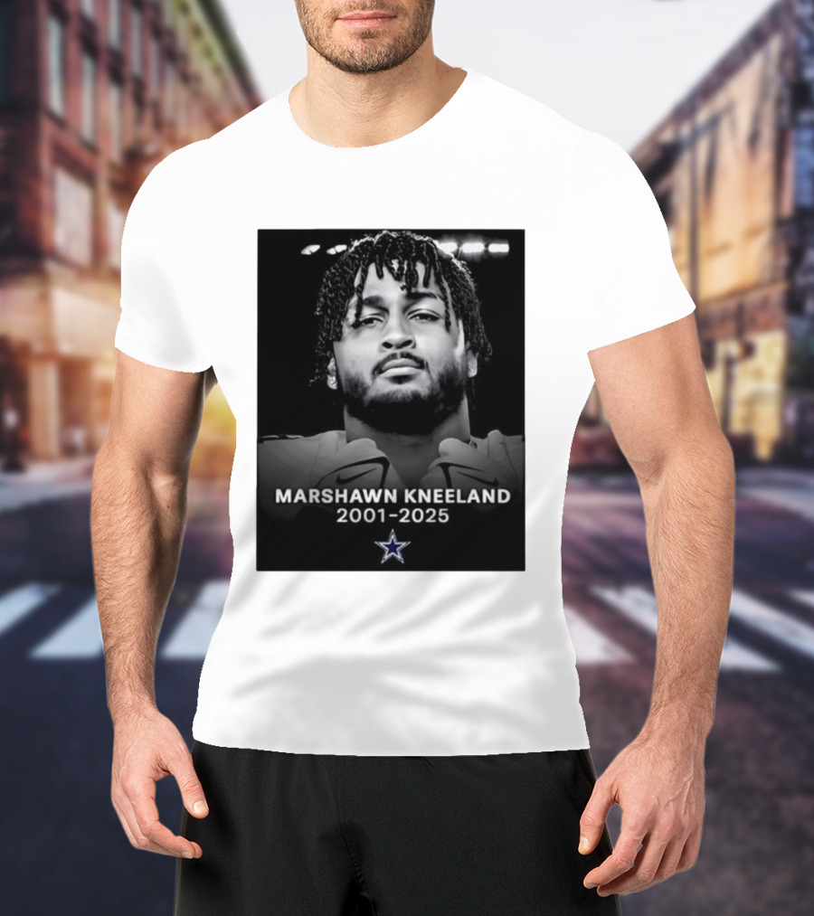Marshawn Kneeland 2001-2025 Star Symbol Tribute T-Shirt