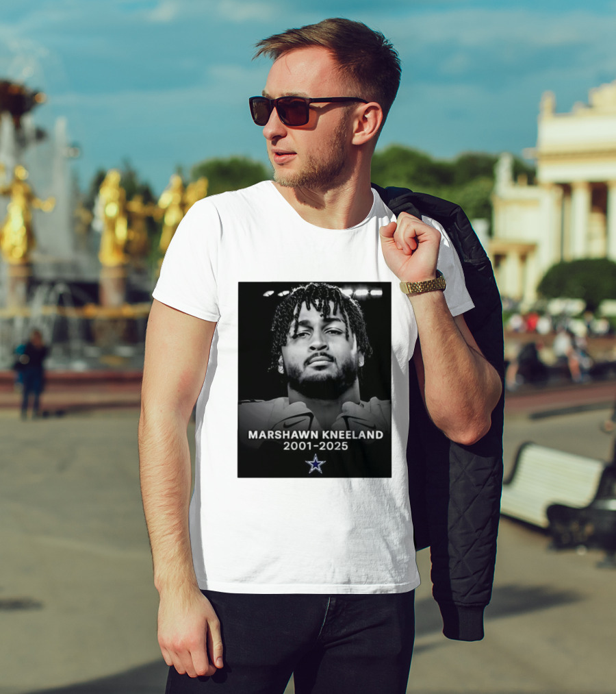 Marshawn Kneeland 2001-2025 Star Symbol Tribute T-Shirt