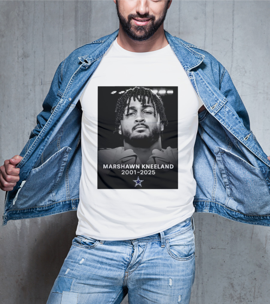 Marshawn Kneeland 2001-2025 Star Symbol Tribute T-Shirt