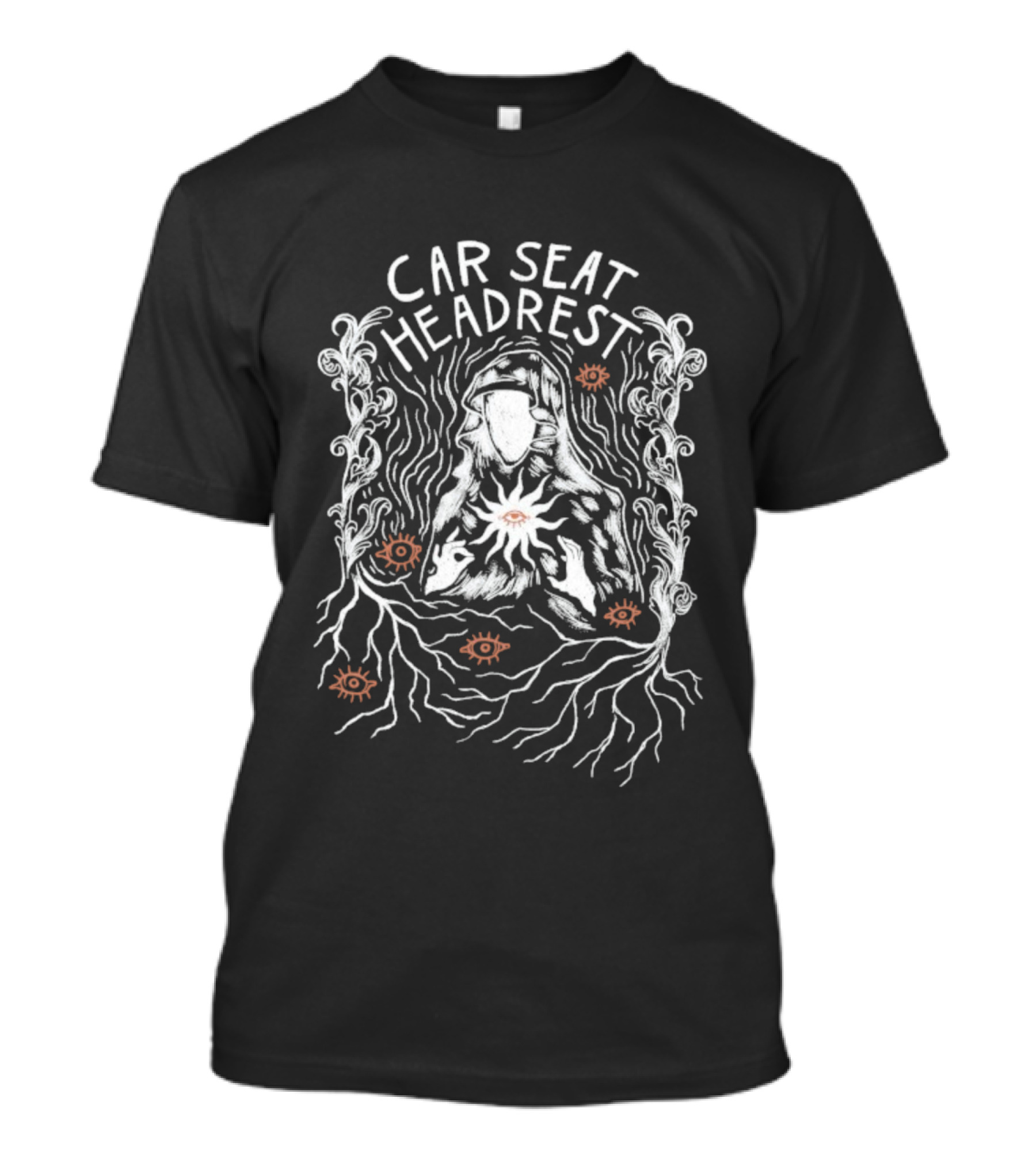 Car Seat Headrest Mystical Cult Imagery With Eye And Roots Design T-Shirt