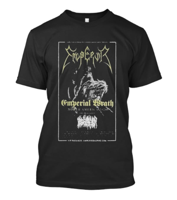 Emperor Anthems North America 2024 Tour Concert T-Shirt