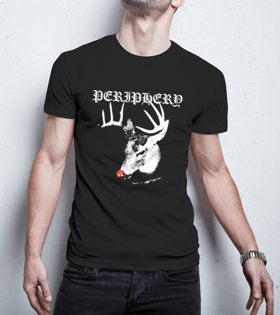 Periphery Rudolph Reindeer Christmas Design T-Shirt