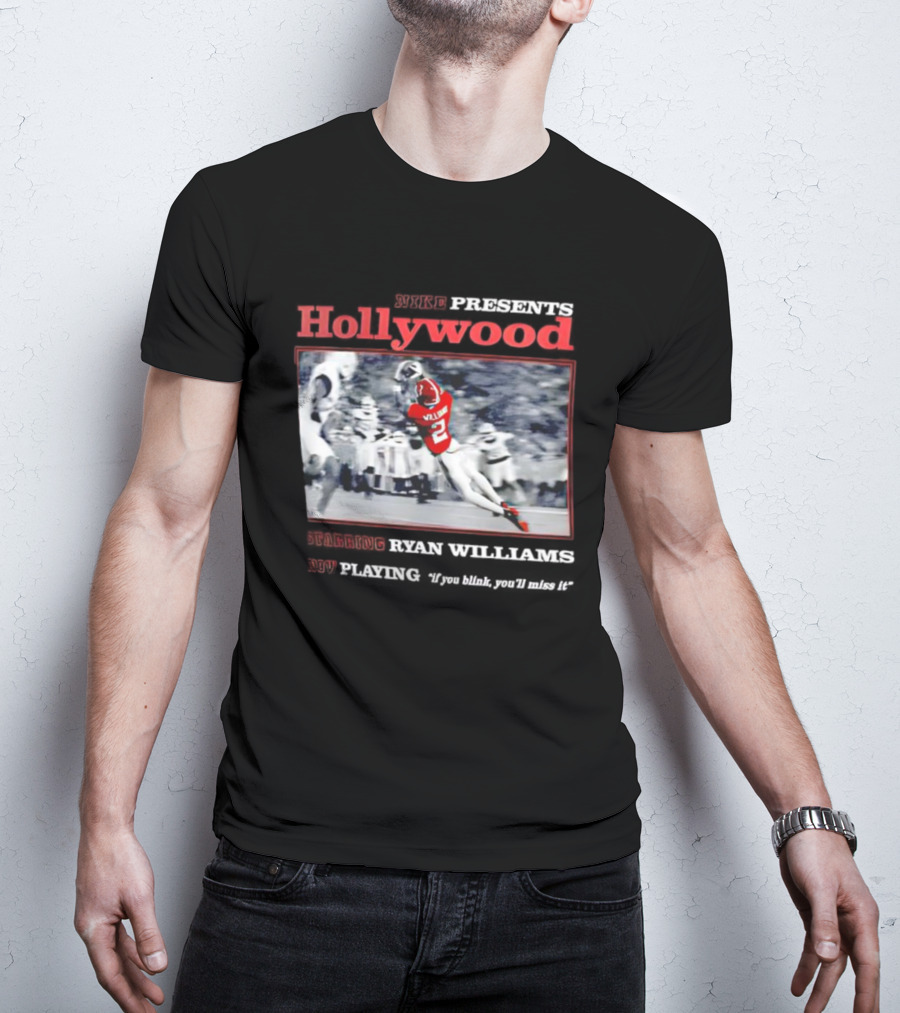 Ryan Williams Alabama Crimson Tide Hollywood Catch T-Shirt