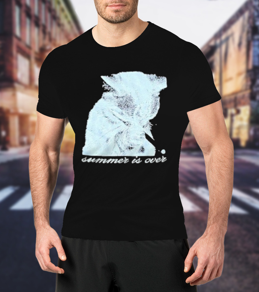 Will Mahony Summer Is Over Cat T-Shirt