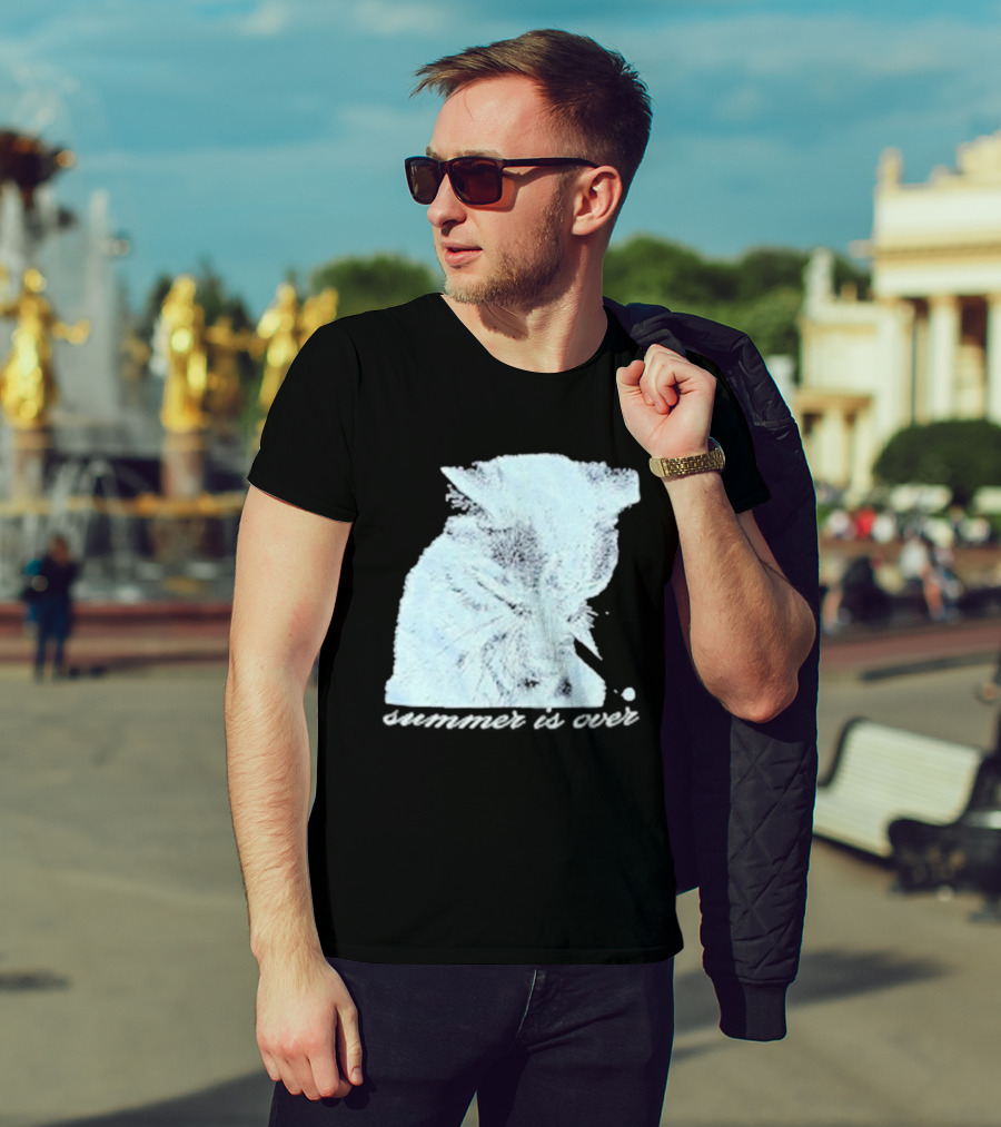 Will Mahony Summer Is Over Cat T-Shirt