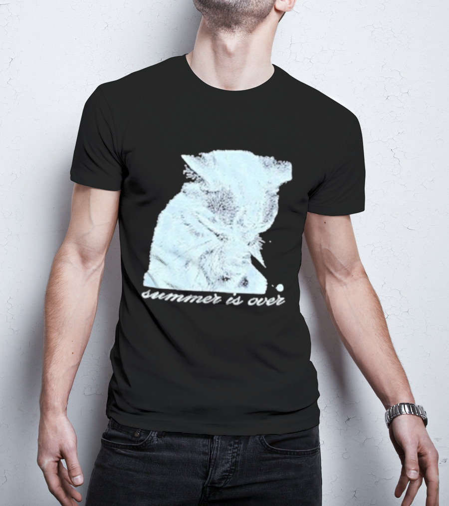 Will Mahony Summer Is Over Cat T-Shirt