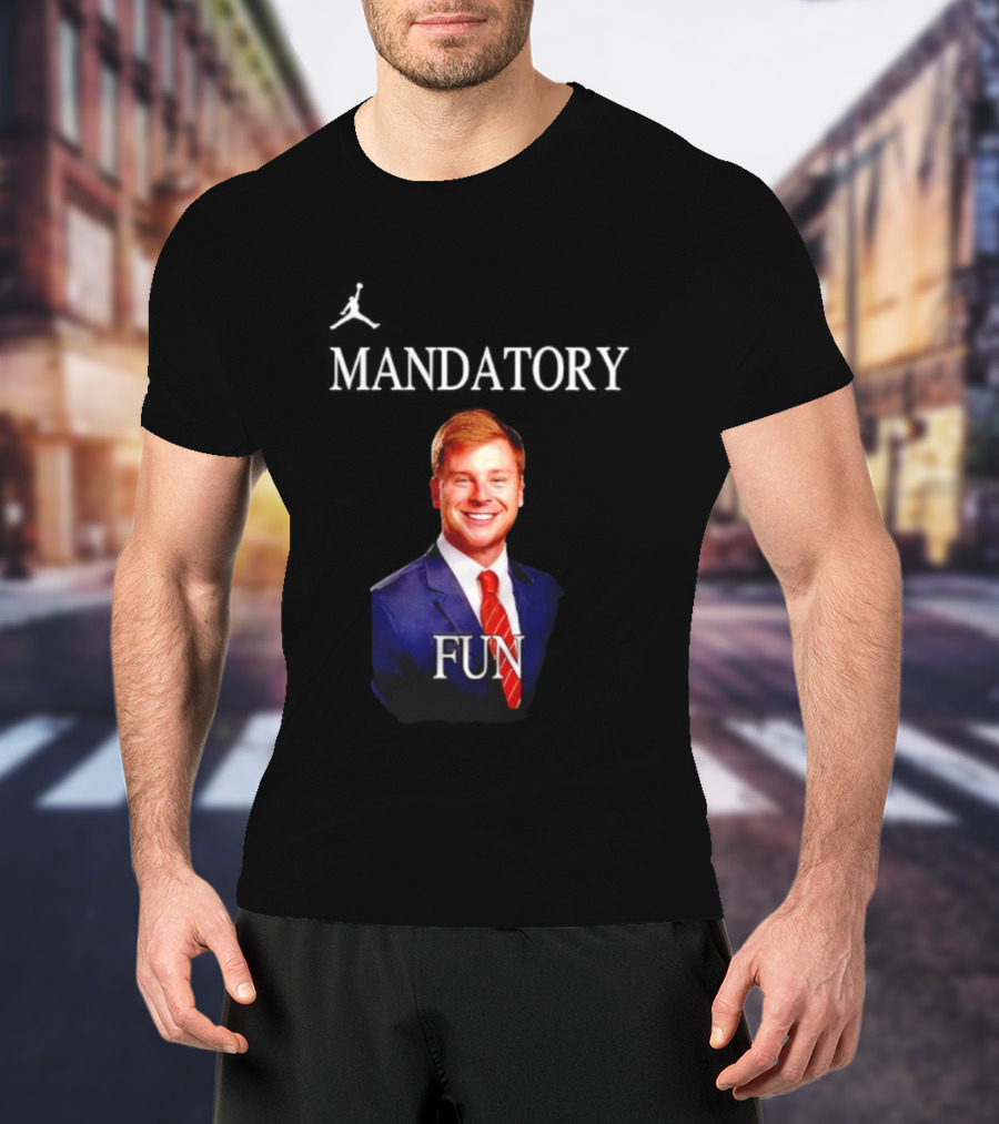 Jacob Maloney Mandatory Fun Portrait T-Shirt