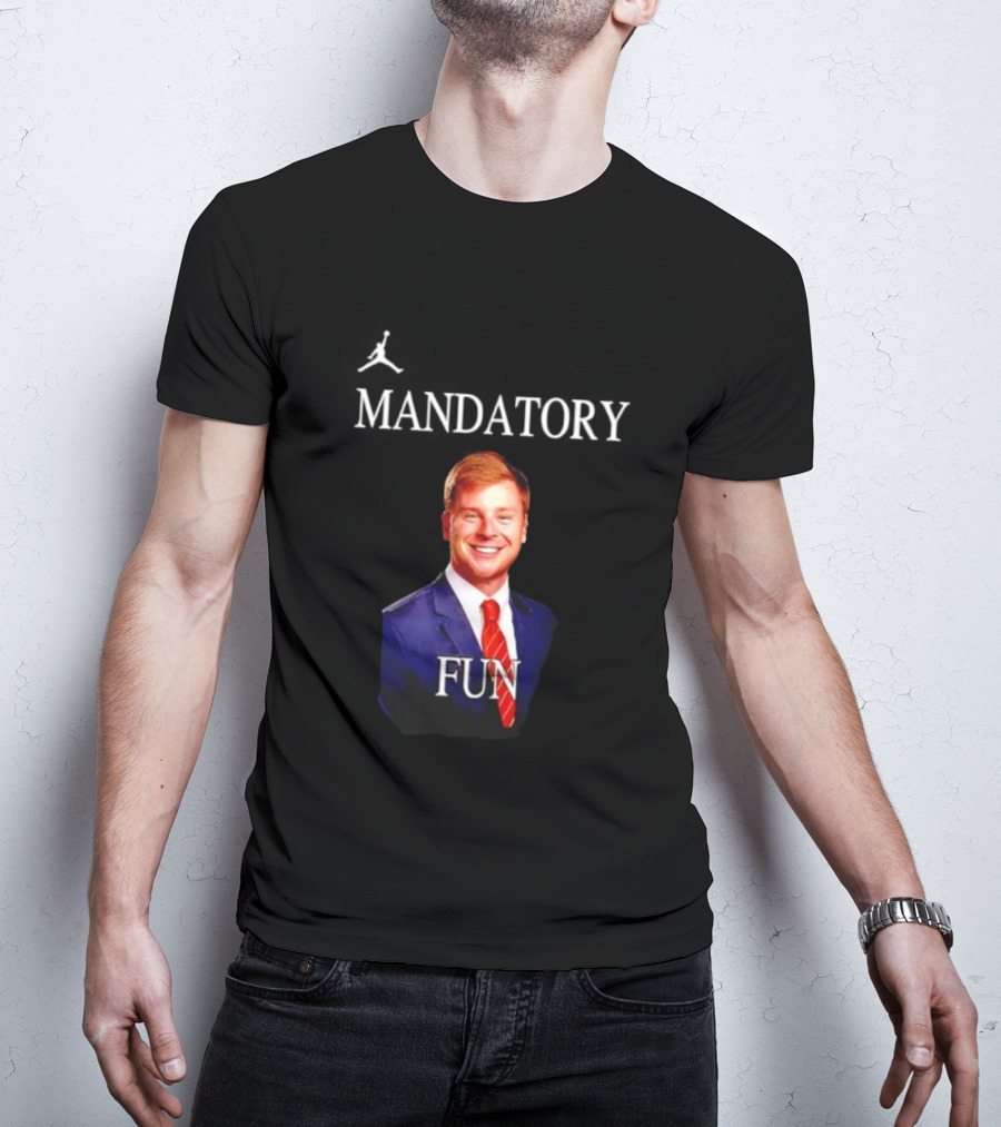 Jacob Maloney Mandatory Fun Portrait T-Shirt