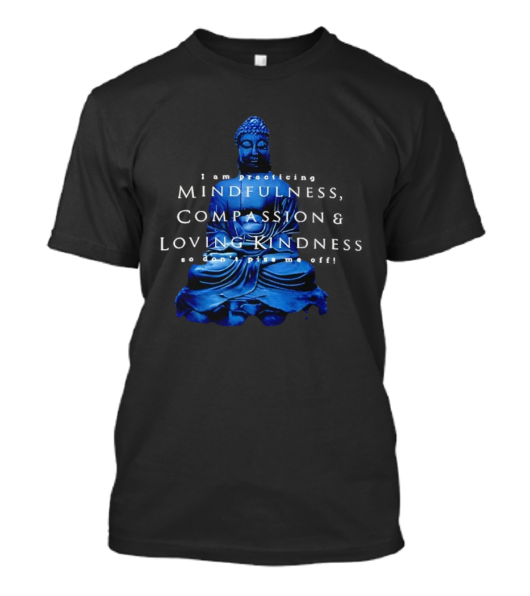 Mindfulness Compassion Loving Kindness Buddha Meditation T-Shirt