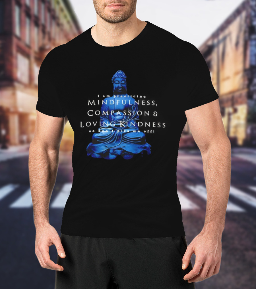 Mindfulness Compassion Loving Kindness Buddha Meditation T-Shirt