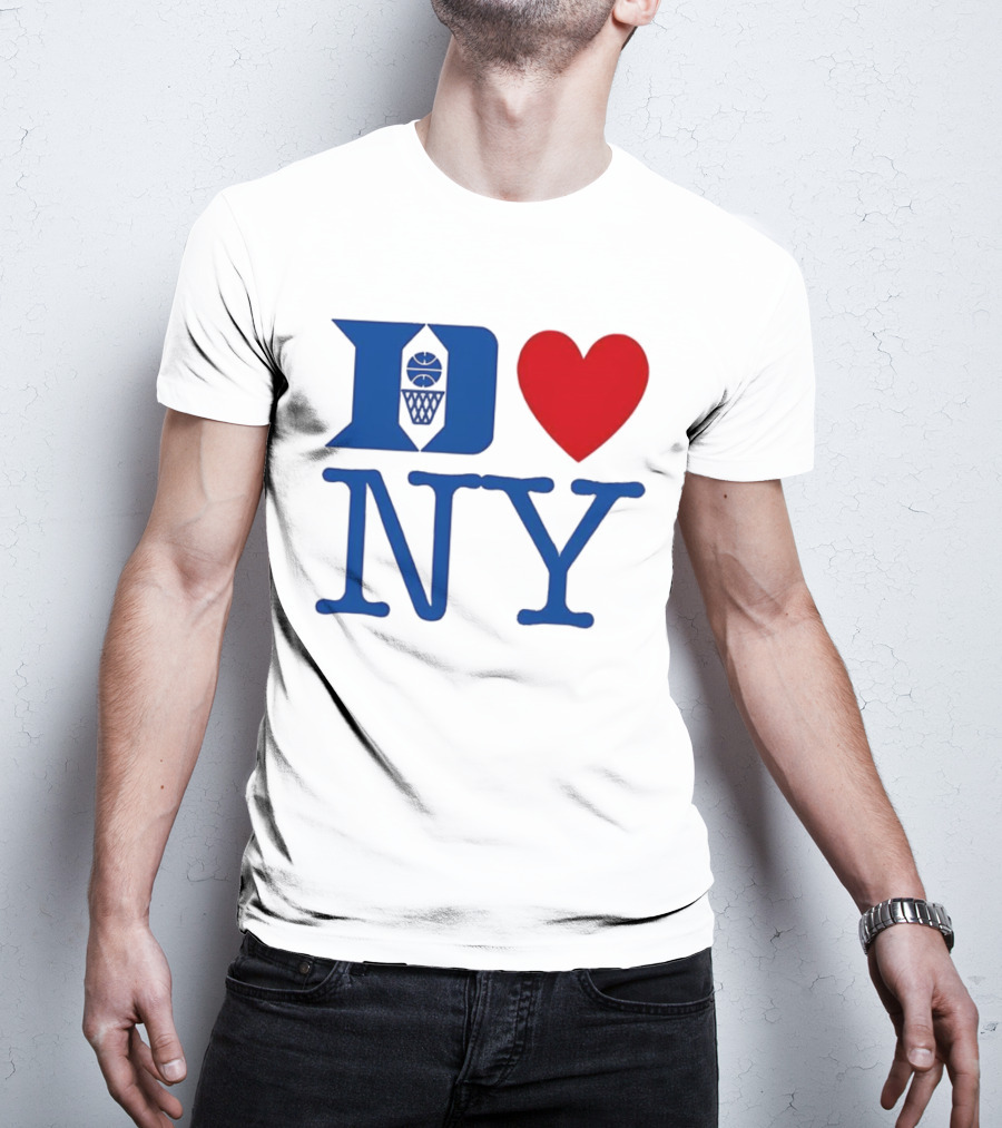 Duke Heart NY Basketball Symbol T-Shirt