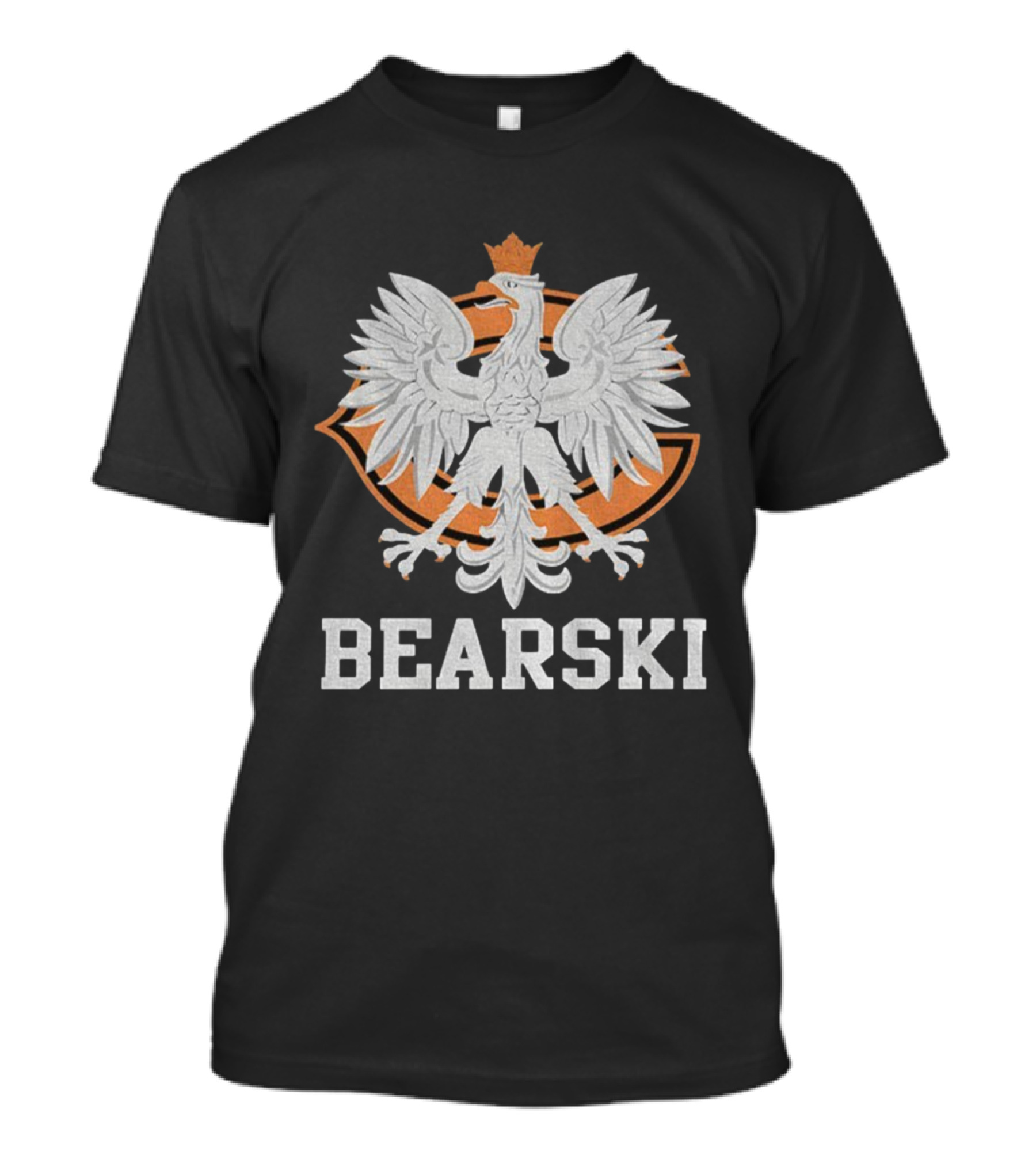 Chicago Bearski Polish Eagle Pride Football Icon T-Shirt