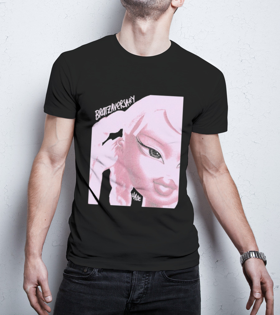 Bratz Jade Glam Bratzaversary Pink Sparkle Aesthetic T-Shirt