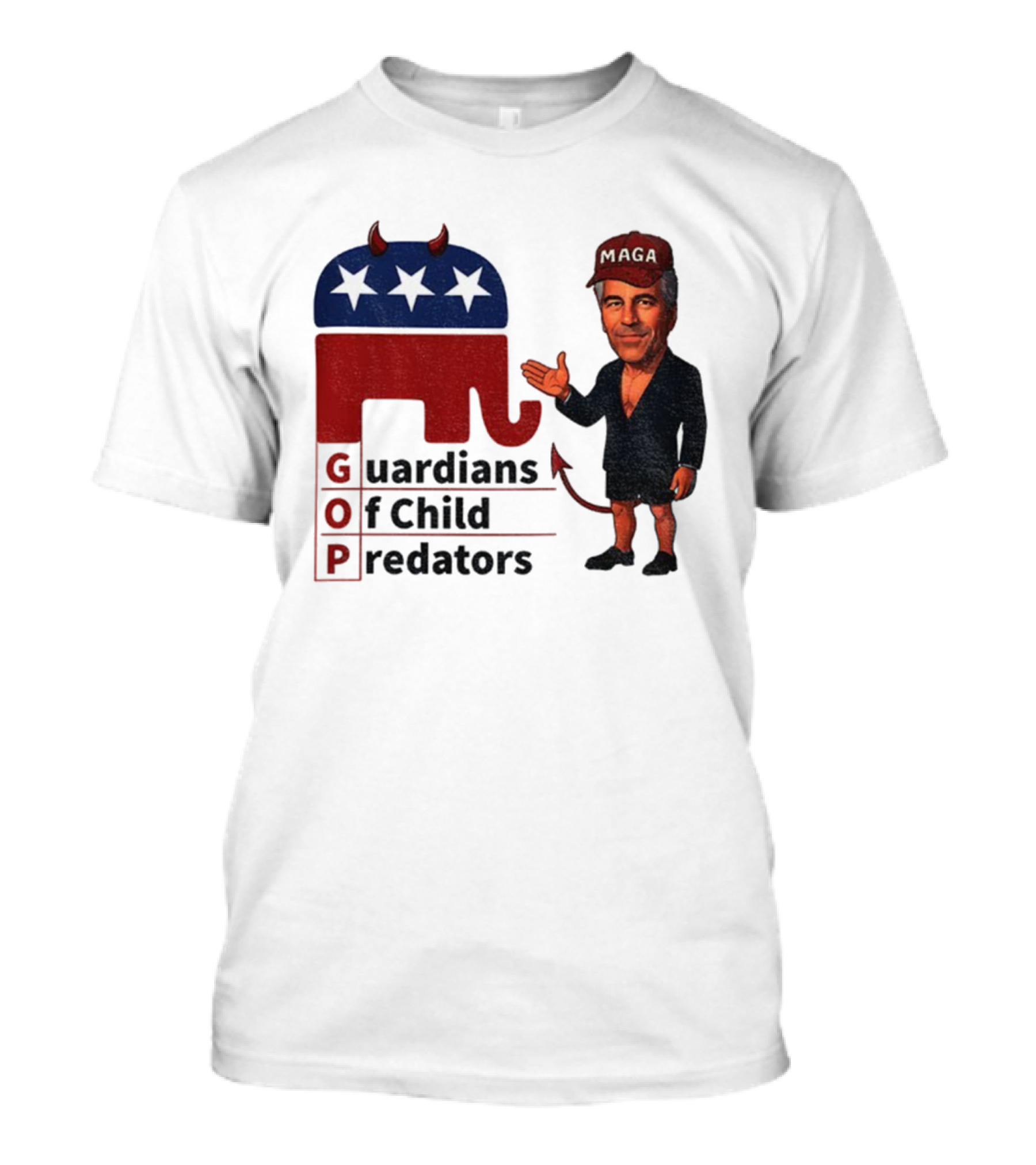 GOP Guardians Of Child Predators Anti MAGA Anti Trump T-Shirt