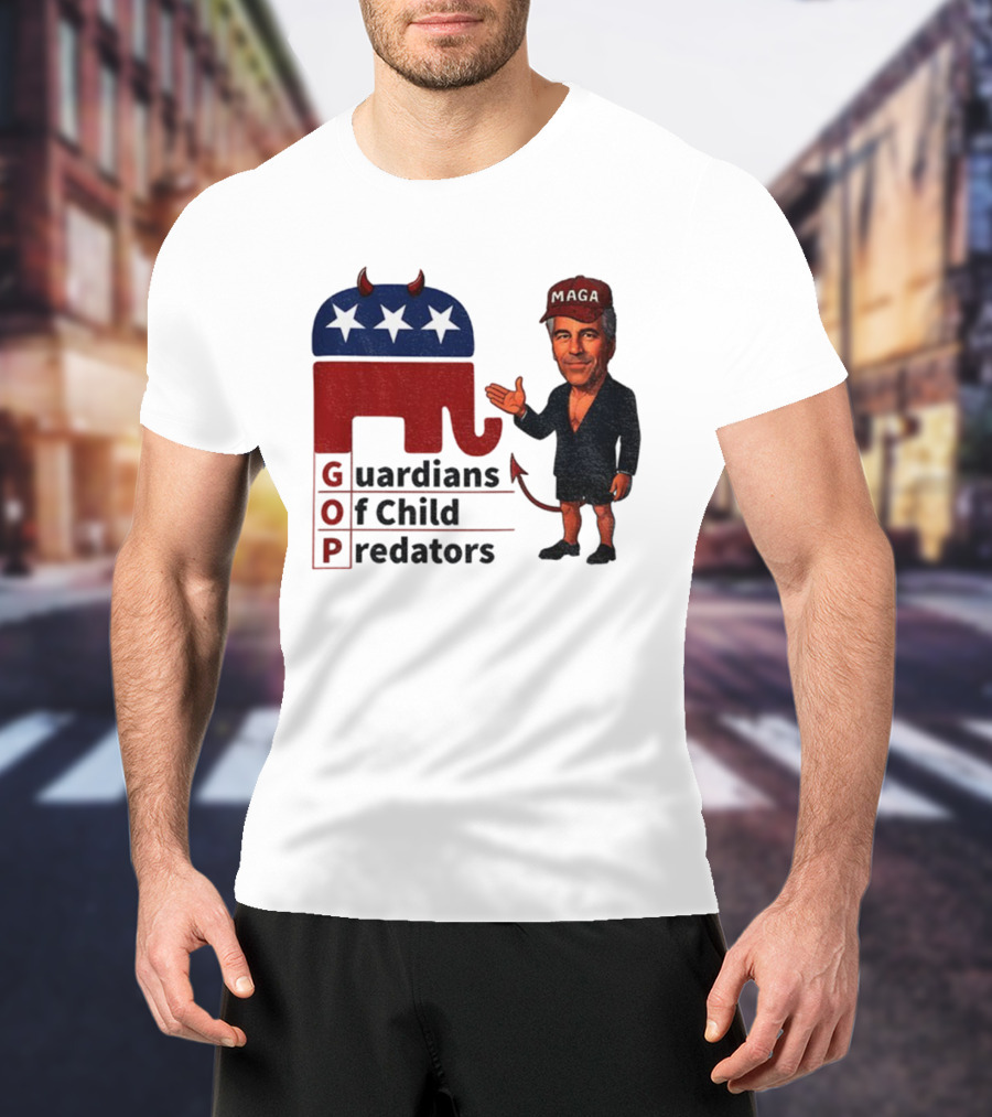 GOP Guardians Of Child Predators Anti MAGA Anti Trump T-Shirt