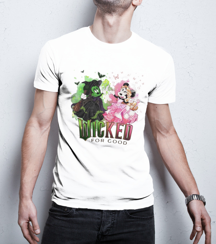Wicked For Good Minnie Mouse Disney Mashup T-Shirt
