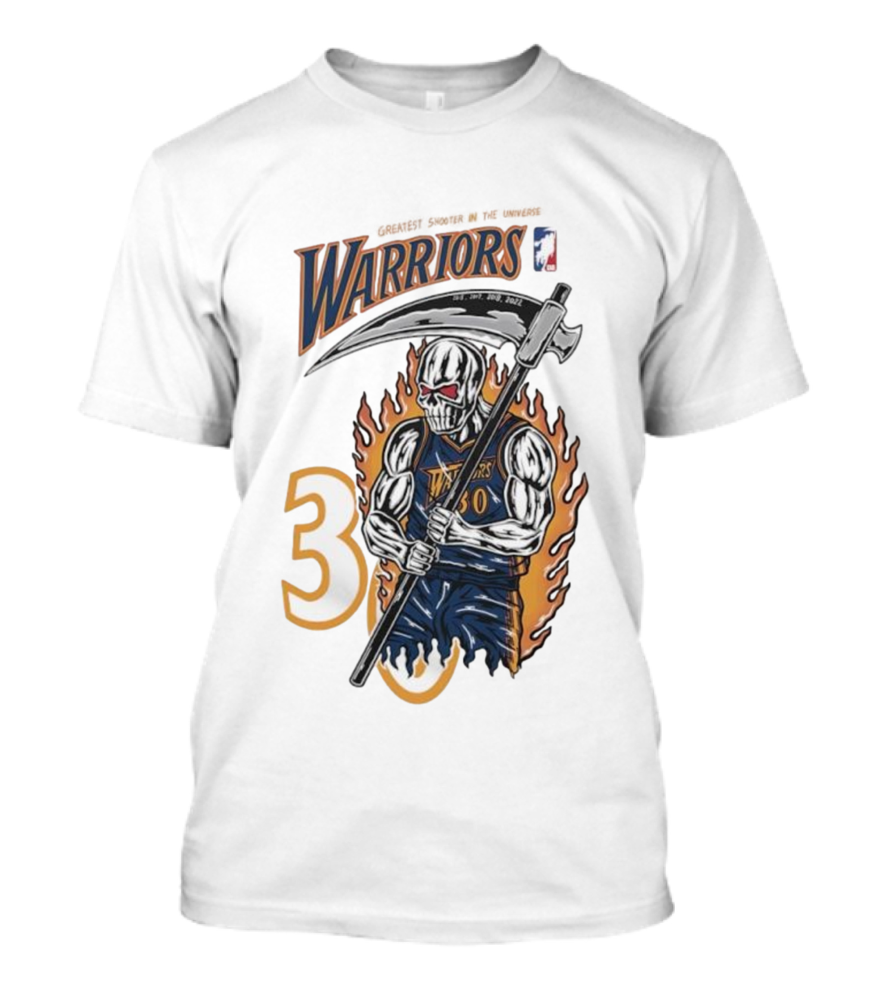 Warriors Greatest Shooter Universe Warren Lotas Reaper 30 T-Shirt