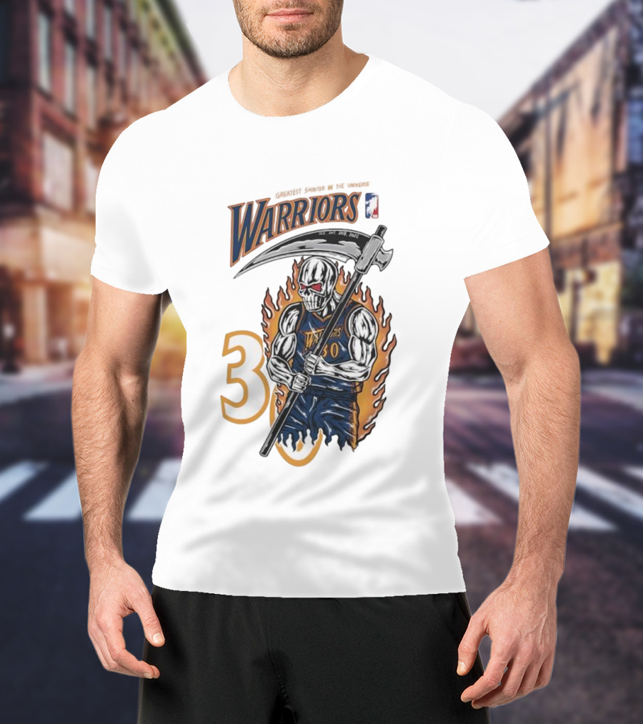 Warriors Greatest Shooter Universe Warren Lotas Reaper 30 T-Shirt