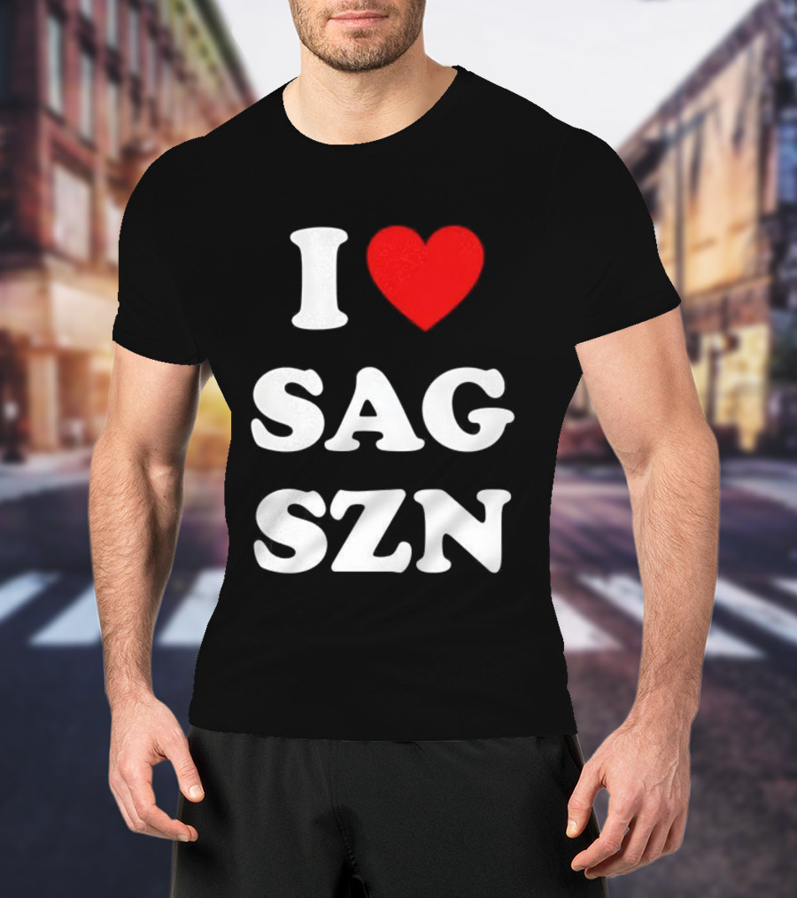 I Love Sagittarius Season Zodiac Enthusiast T-Shirt