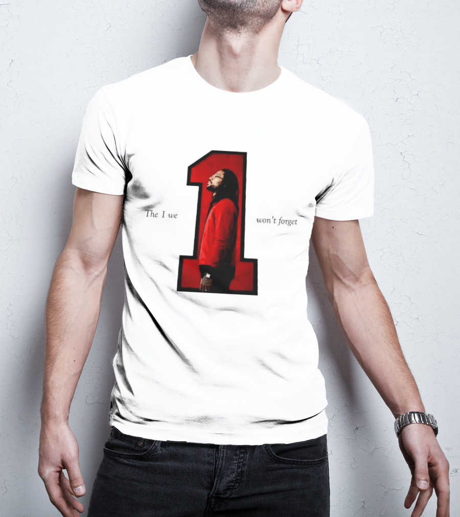 Derrick Rose The 1 We Won't Forget Iconic Red Jacket Legend T-Shirt