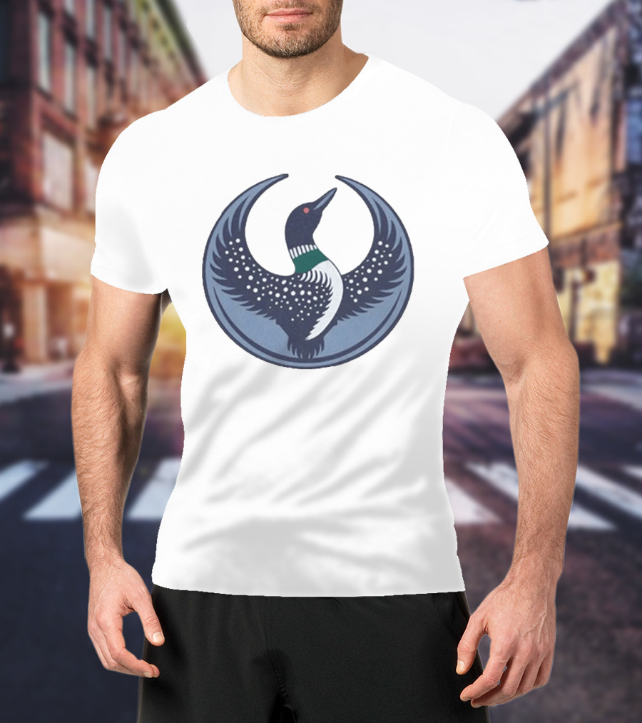 The Loon Platoon Rebel Alliance Emblem Bird Circular T-Shirt