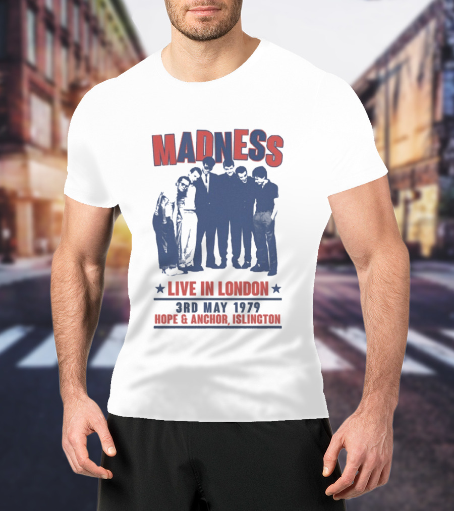Madness Live In London 3rd May 1979 Hope And Anchor Islington T-Shirt