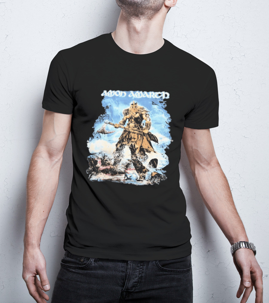Amon Amarth Jomsviking Warrior With Axe T-Shirt