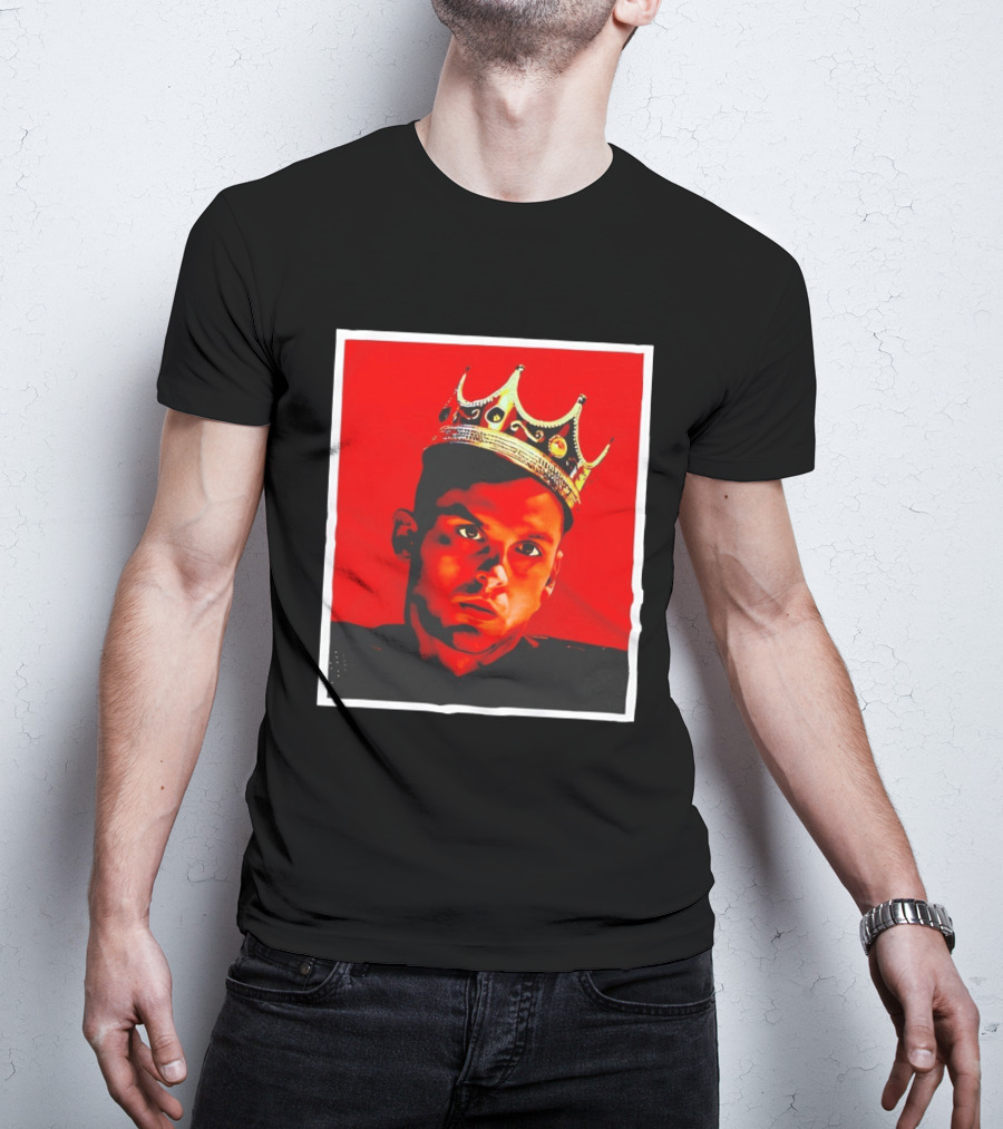 Anuel AA SoroKING Crown Portrait Red T-Shirt