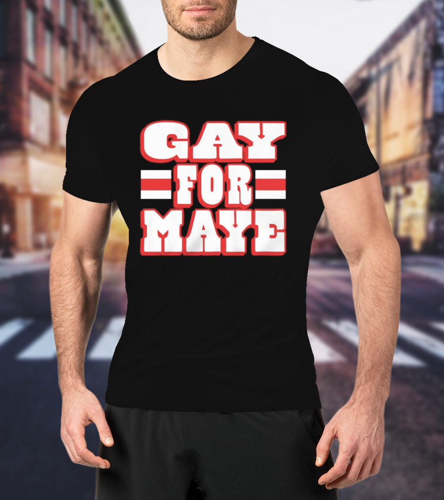 Gay For Maye New England Patriots Drake Maye T-Shirt