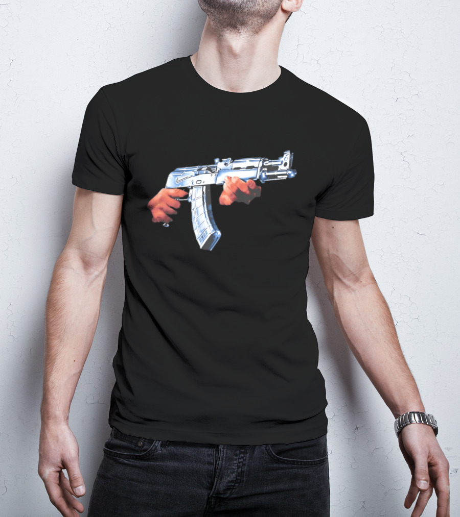 Gun Uncompromising AK 47 Illustration Ruger T-Shirt