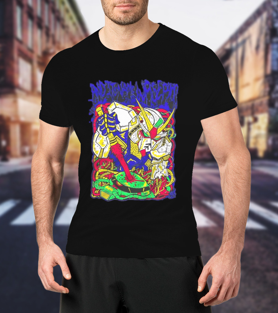 Gundam Mobile Suit Neon Graffiti T-Shirt