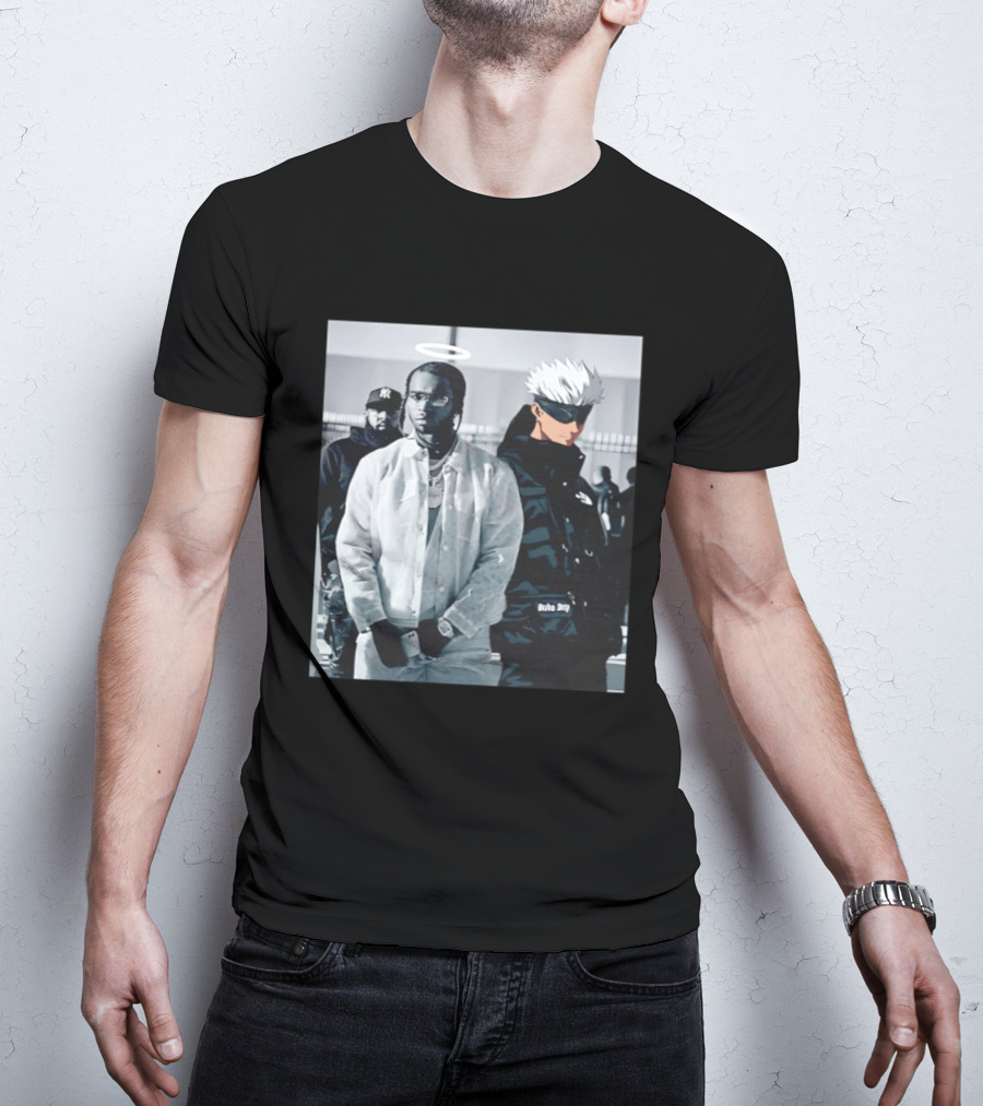 Jujutsu Kaisen Gojo Satoru Pop Smoke Collaboration T-Shirt