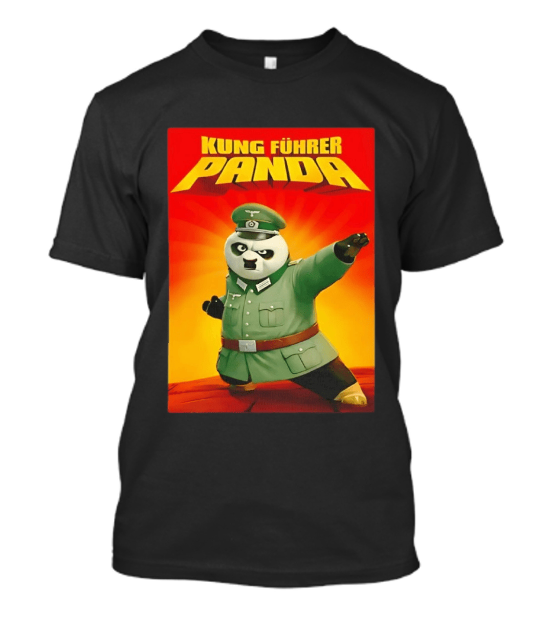Kung Führer Panda Officer T-Shirt
