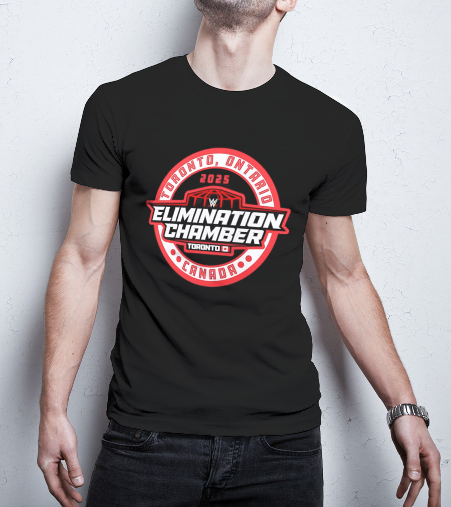 Toronto Ontario Canada Elimination Chamber 2025 Event T-Shirt