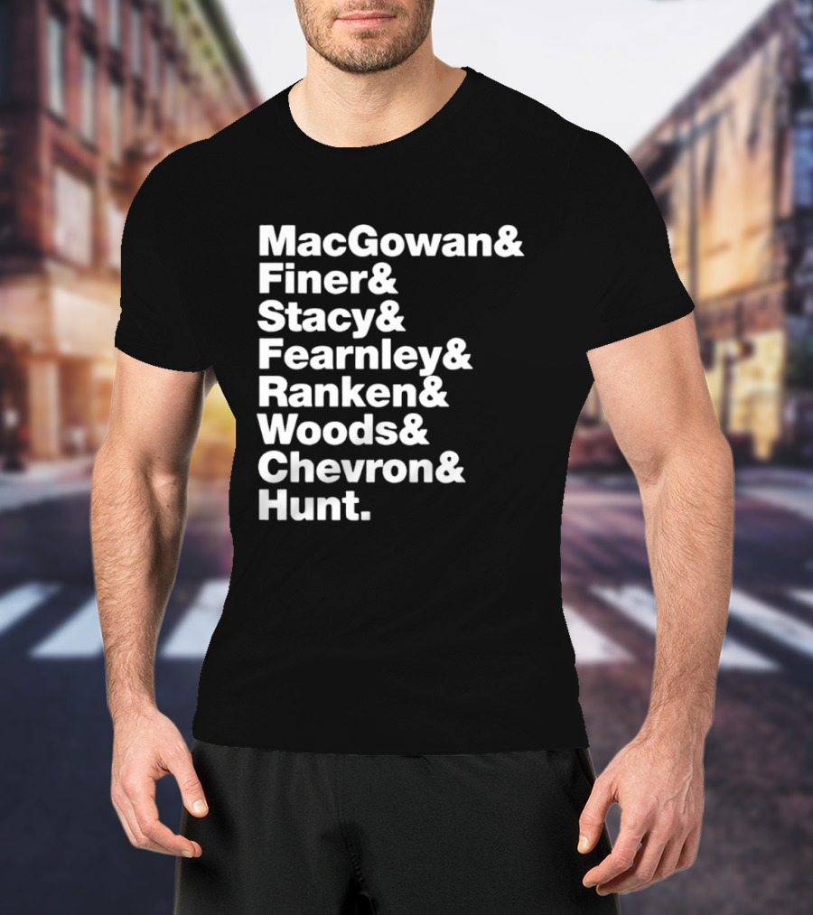 MacGowan Finer Stacy Fearnley Ranken Woods Chevron Hunt T-Shirt