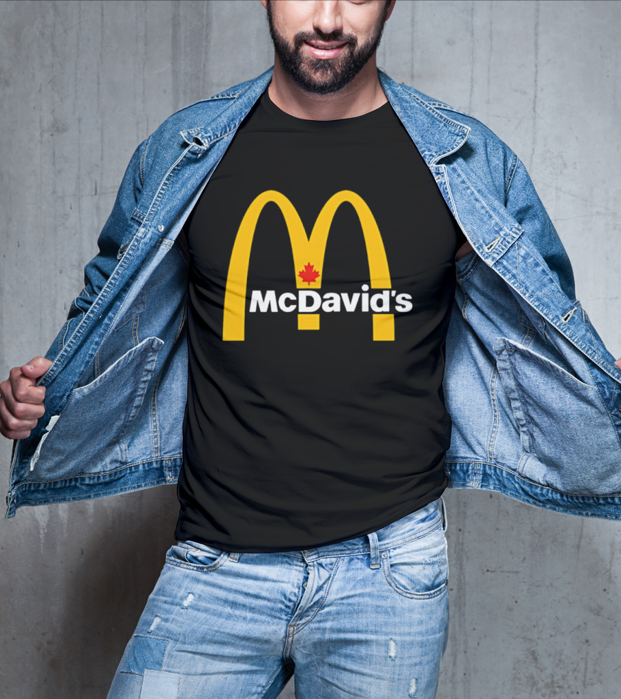 McDavid's McDonald's Canada Maple Leaf Arch T-Shirt