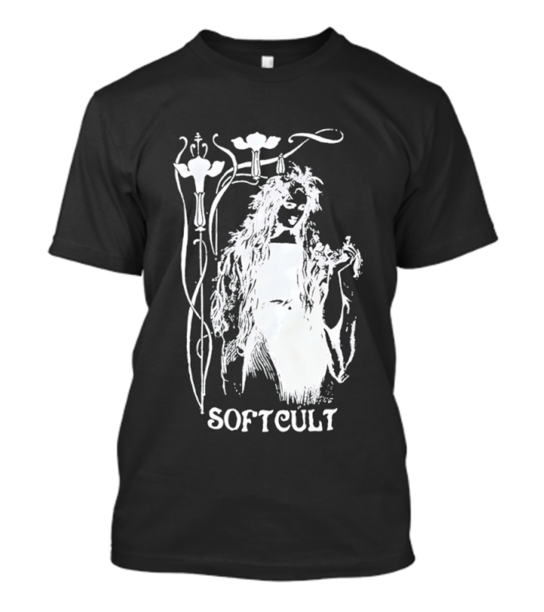 Softcult Floral Art Nouveau Aesthetic T-Shirt