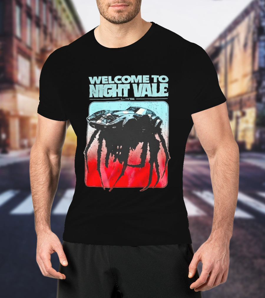 Welcome To Night Vale Live Giant Spider UFO T-Shirt
