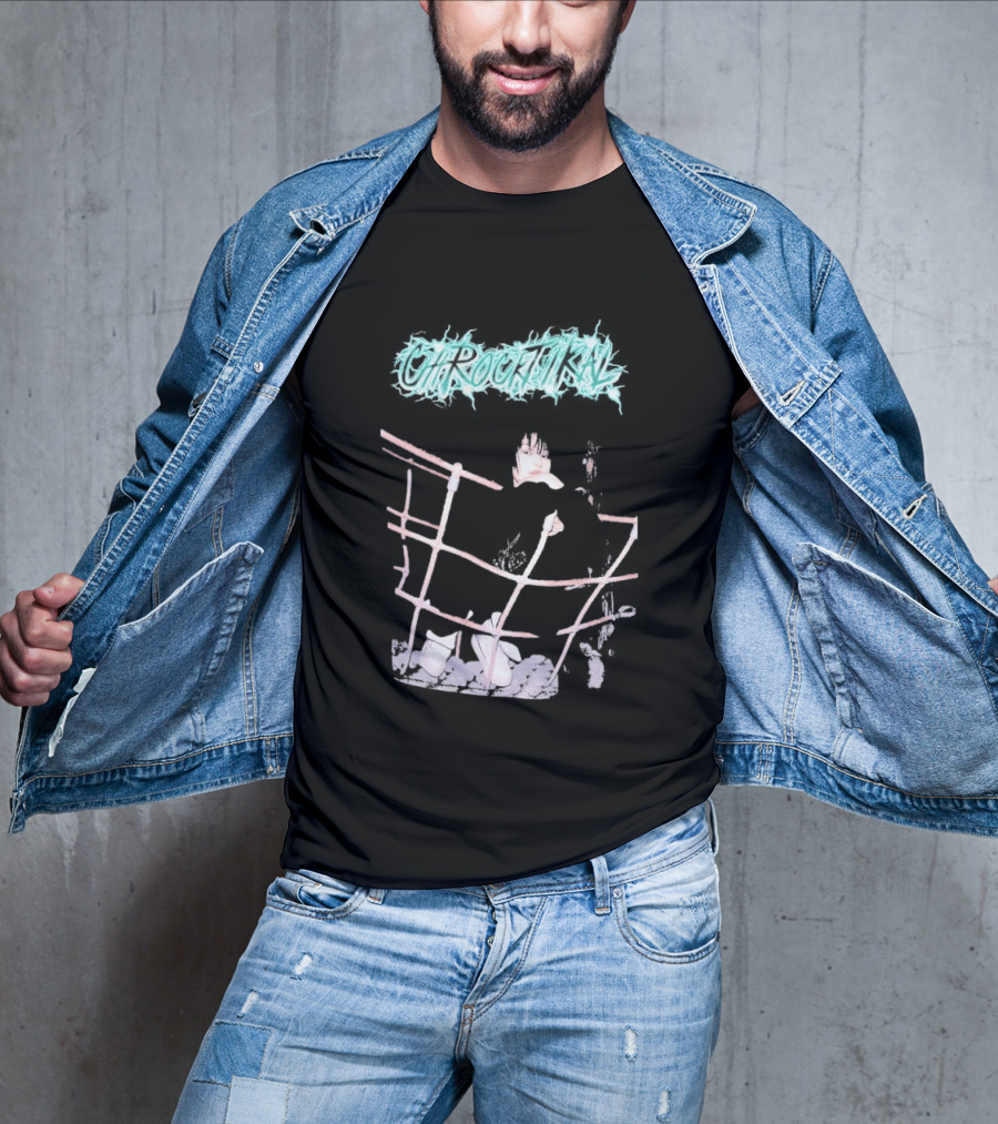 ChRocktikal Band Neon Style Abstract Art With Unique Pink Structure T-Shirt