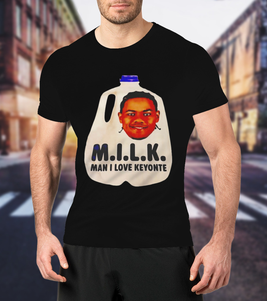 M.I.L.K Man I Love Keyonte George Fan T-Shirt