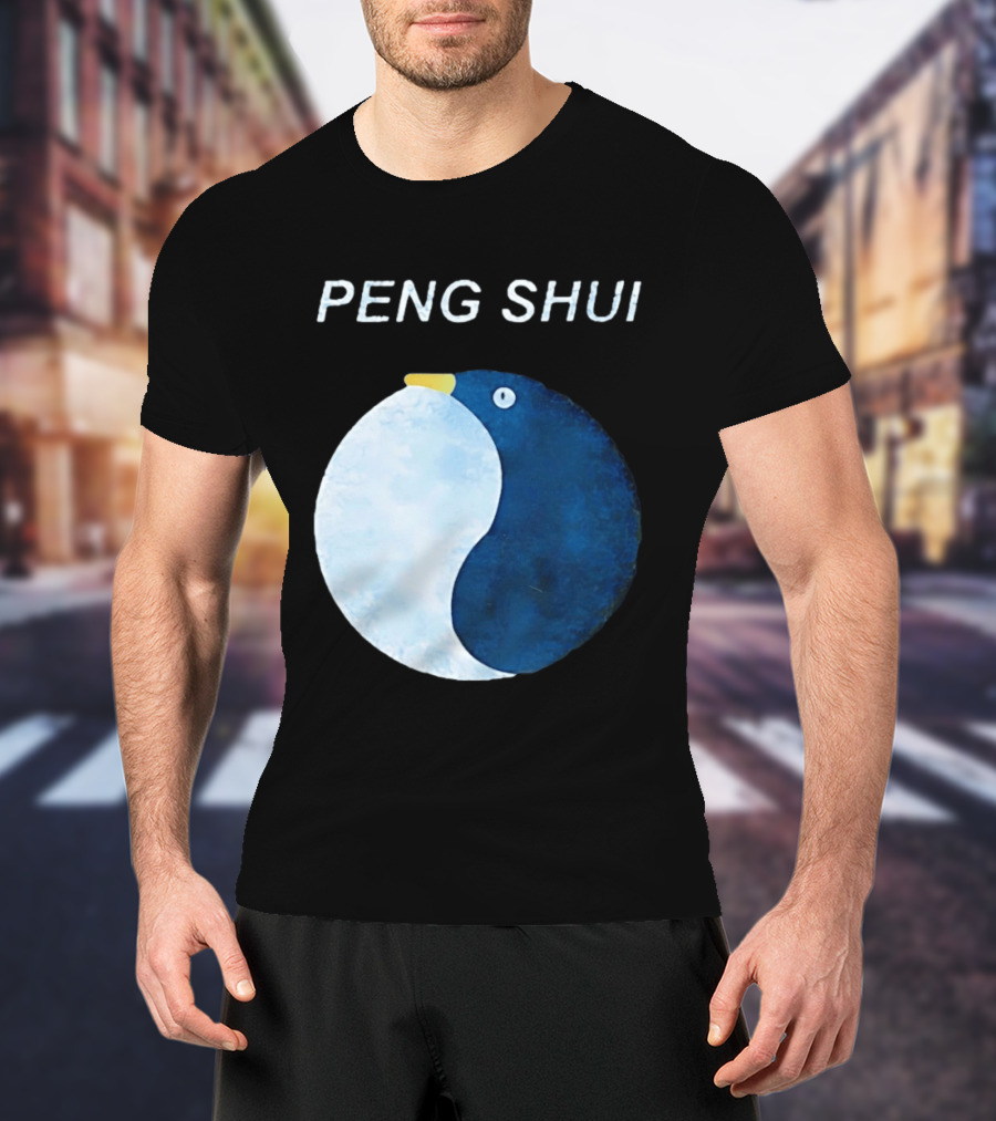 Peng Shui Feng Shui Penguin Yin Yang T-Shirt
