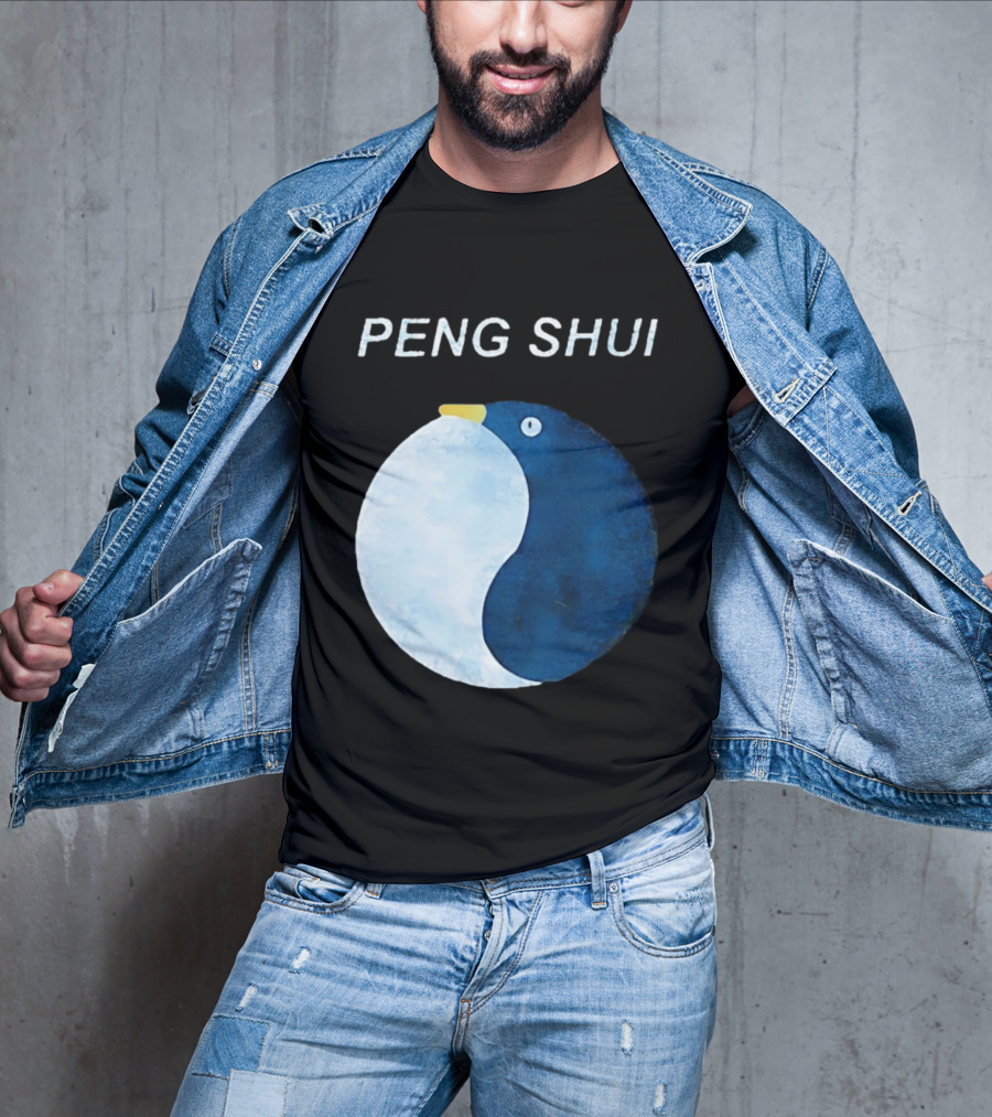 Peng Shui Feng Shui Penguin Yin Yang T-Shirt