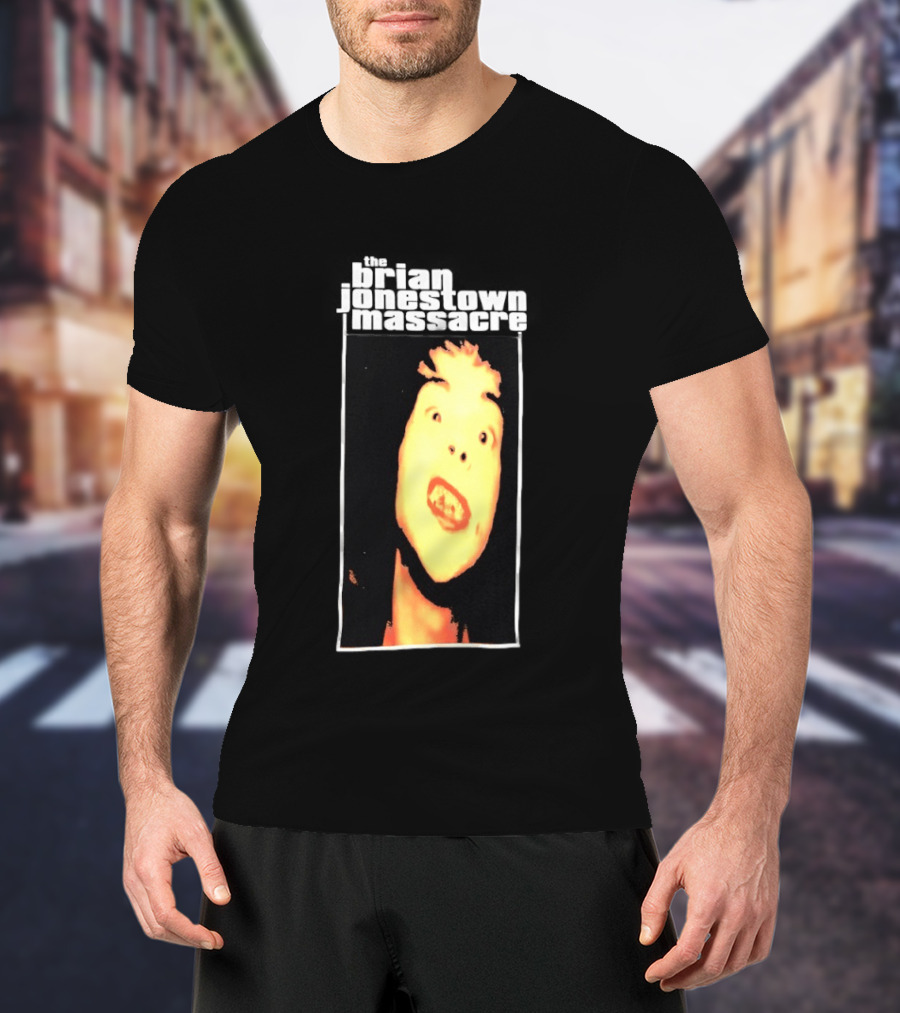 The Brian Jonestown Massacre Distorted Yellow Face T-Shirt