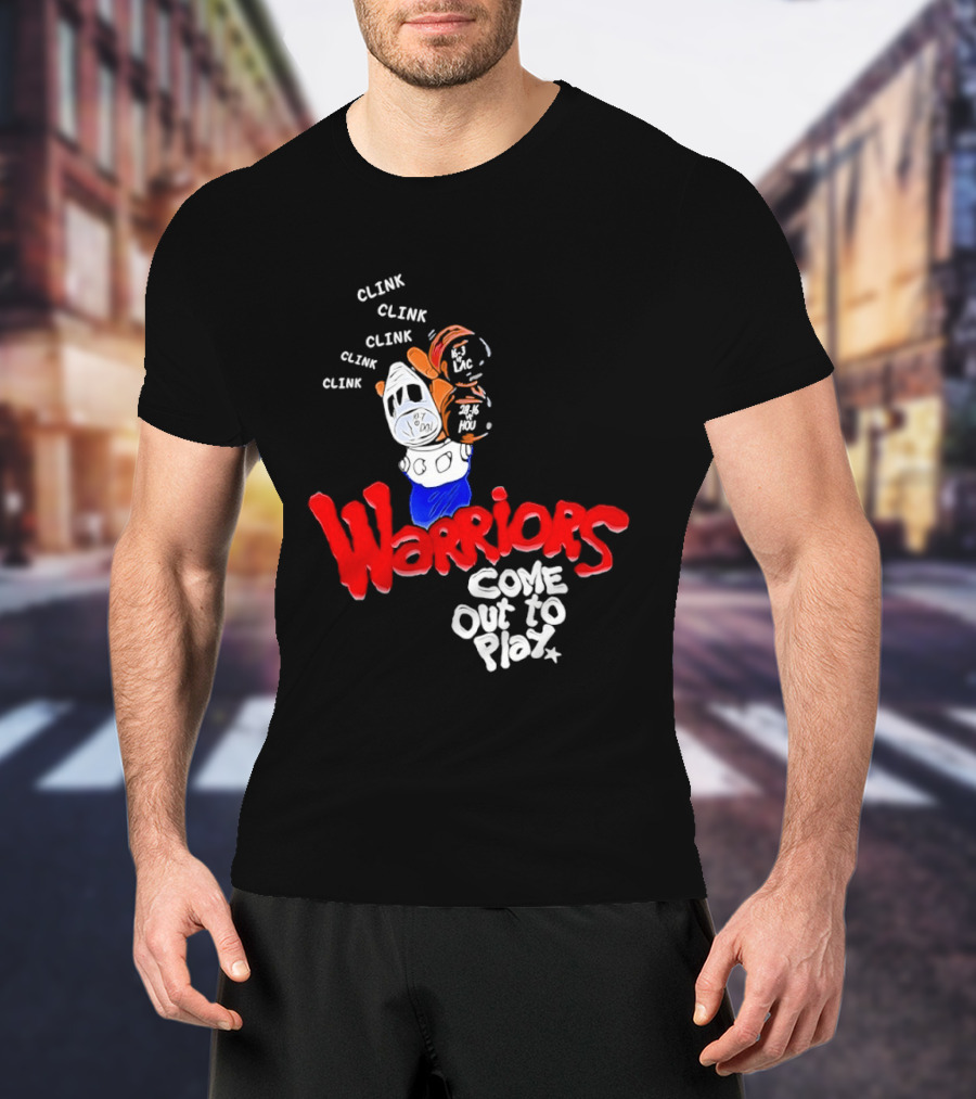 Warriors Come Out To Play Clink Bat Iconic Scene T-Shirt